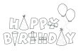 birthday cards to color and print for free Birthday gotfreecards